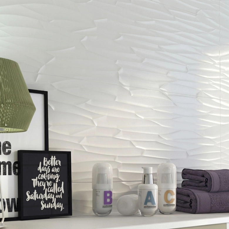 Carrelage mur Alaska Mama mia white 40x120 cm