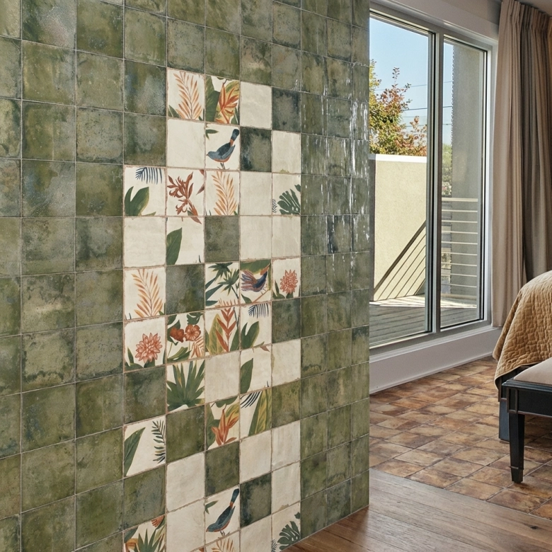 Carrelage sol et mur Belleville blanco 20x20 cm