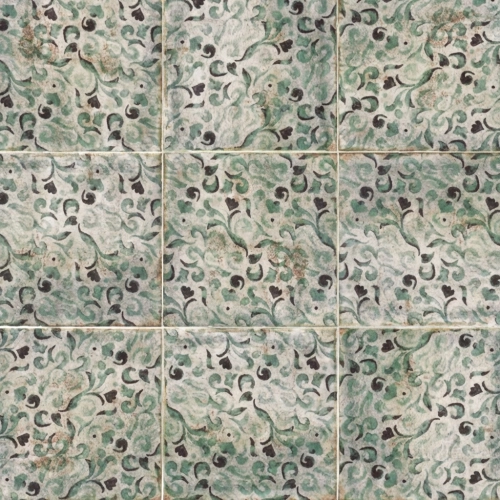 Carrelage mur Belleville décor savona 20x20 cm