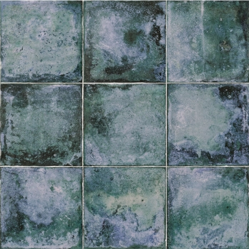 Carrelage sol et mur Belleville sol blu 20x20 cm.