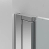 Portes de douche angle double pivotante Brest 