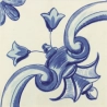 Azulejos Galan Flor Azul.2 20x20 cm