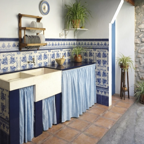 Azulejos Galan Flor Azul.2...