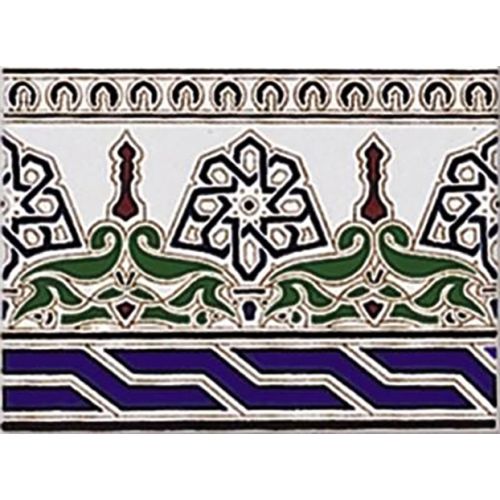 Cenefa bouquet azul 15x20 cm