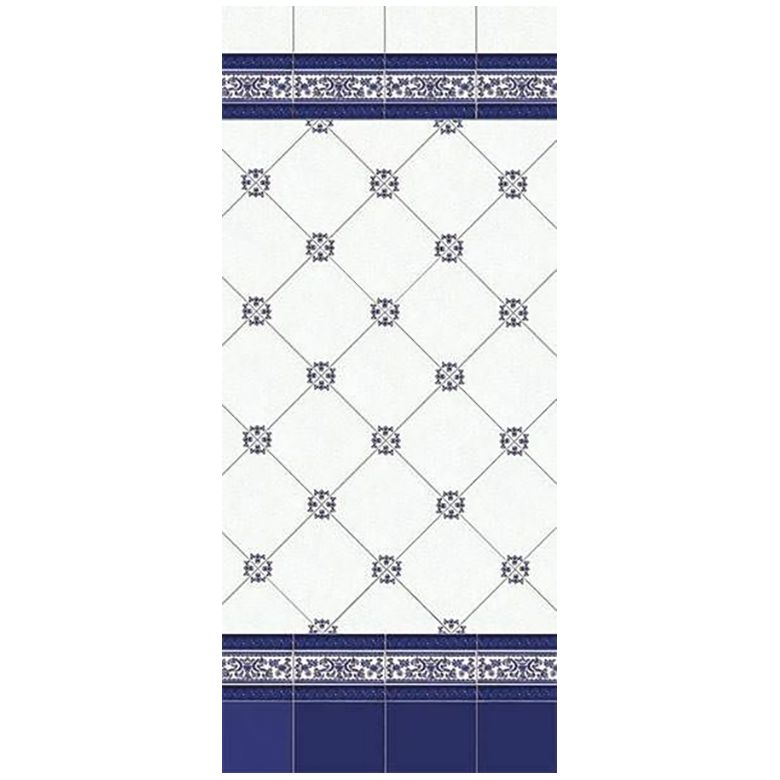 Azulejos Liso azul 14x28 cm