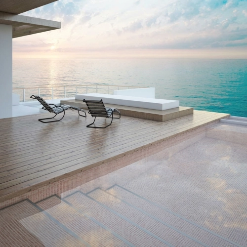 Mosaïque Marron 31.5x31.5 cm