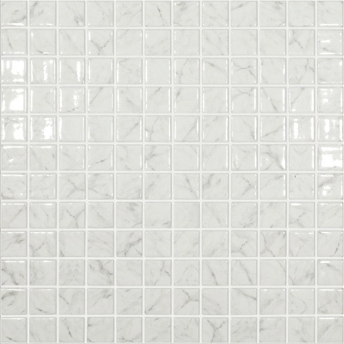 Mosaïque Marbella carrara grey brillant 31.5x31.5 cm