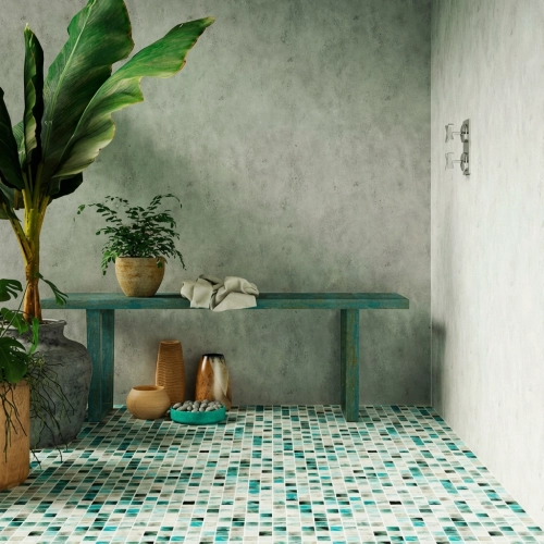 Mosaïque Heavy blue lagoon...