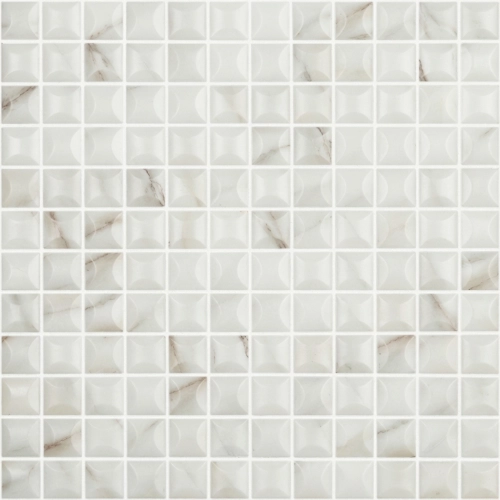 Mosaïque Marbella edna calacatta mate 31.5x31.5 cm