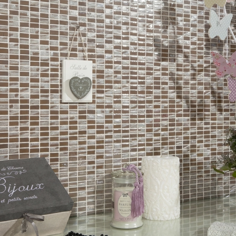 Mosaïque Diamant coffee 31.5x31.5 cm