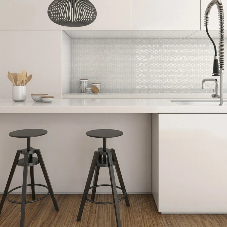 Mosaïque Diamant satin white 31.5x31.5 cm