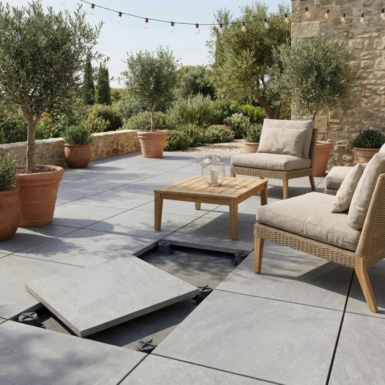 Dalle extérieur Prodige 2.0 gris R11 60*60 cm