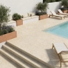 Dalle extérieur effet pierre Pomezia 2.0 beige R11 60x60 cm