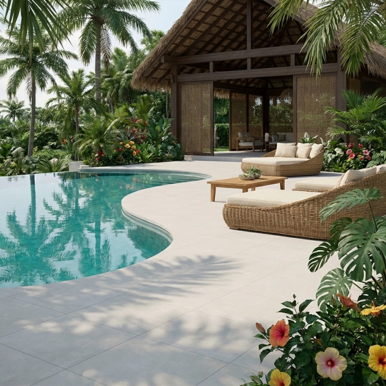 Dalle extérieur Max 2.0 Grège R11 60x60 cm