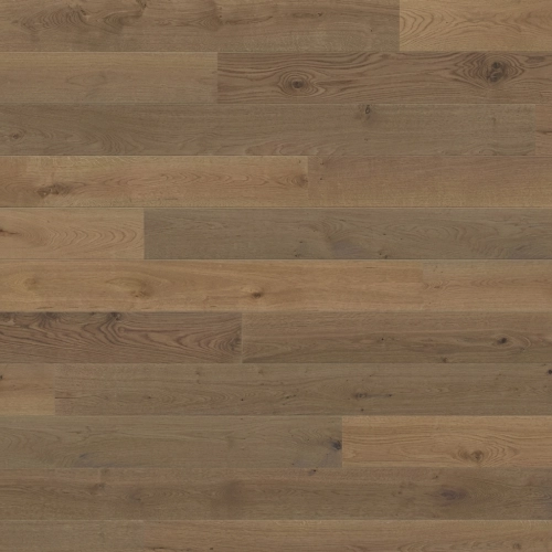 Parquet contrecollé Cologne Chêne Marron velours Universal brossé huilé planche large 18*220 cm