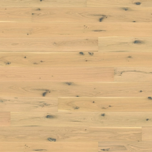 Parquet contrecollé Cologne chêne blanc clair universal brossé vitrifié planche large 18*220 cm