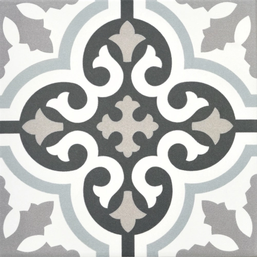 Carrelage sol effet carreaux de ciment Vésuve Calipso 20x20 cm