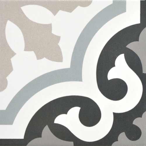 Carrelage sol effet carreaux de ciment Vésuve Carlin 20x20 cm