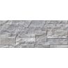 Carrelage effet parement Stale silver 25x60 cm