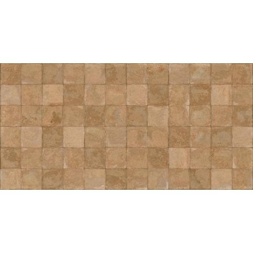 Carrelage mur effet zellige Ménara bloc marron60x120 cm