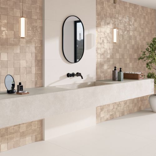 Carrelage mur effet zellige...