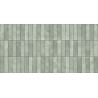 Carrelage mur effet zellige Ménara brique vert de gris 60x120 cm