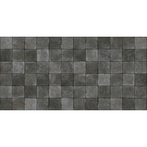 Carrelage mur effet zellige Ménara bloc gris anthracite60x120 cm