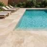 Carrelage sol extérieur effet pierre de bali Krabi beige R11 30x60 cm
