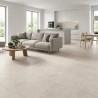 Carrelage sol effet Travertin Lara beige 60x120 cm