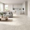 Carrelage sol effet Travertin Lara beige 100x100 cm