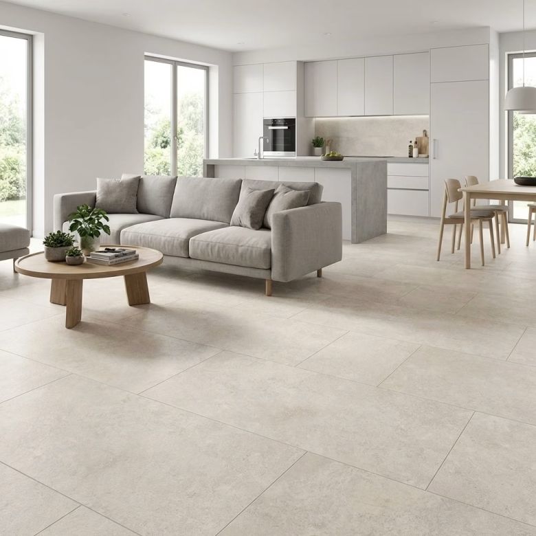 Carrelage sol effet Travertin Lara beige60x30 cm