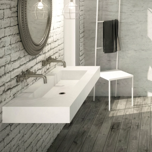 Vasque simple Atenea cuve XXL centrée