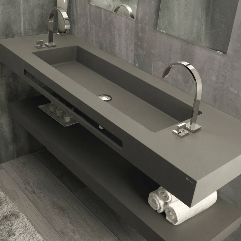 Vasque simple Atenea cuve XXL centrée