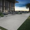 Carrelage sol extérieur moderne Gravi grisR11 60x120 cm