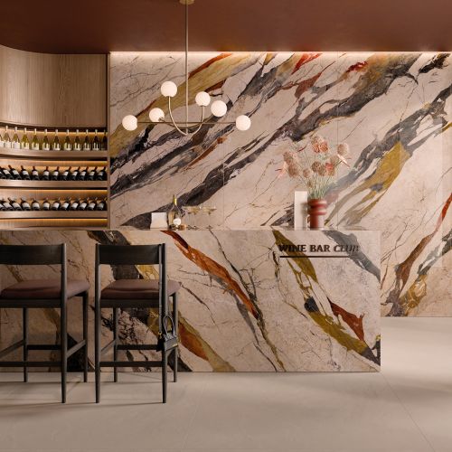 Carrelage sol et mur poli...