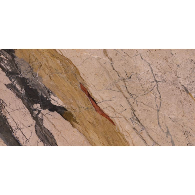 Carrelage sol et mur poli effet marbre Palazzo sicilia 60x120 cm