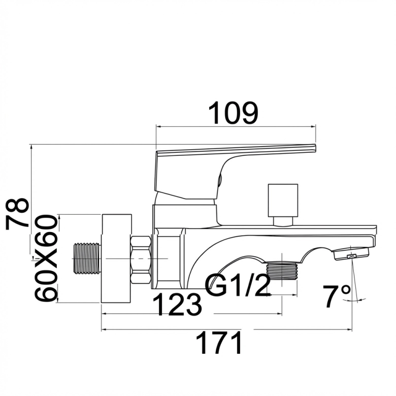 Mitigeur Bain Douche Amand