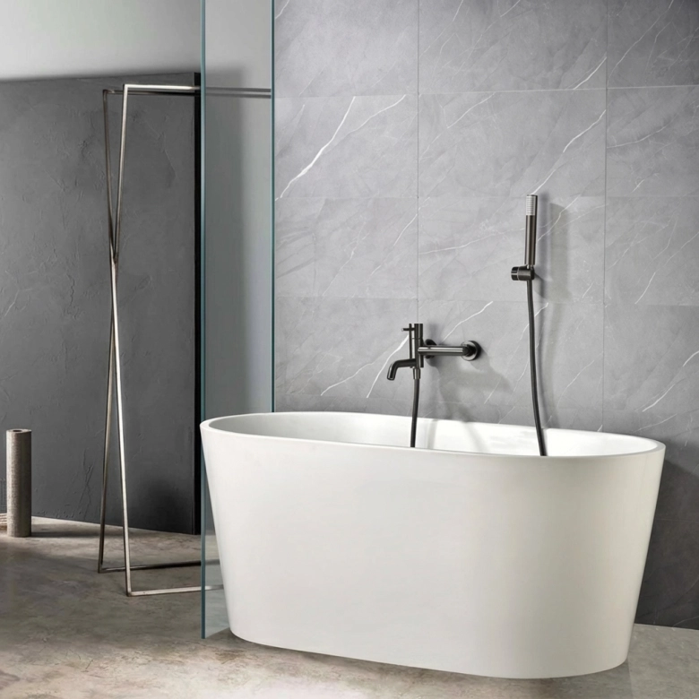 Mitigeur Bain-Douche Milan Gris Anthracite
