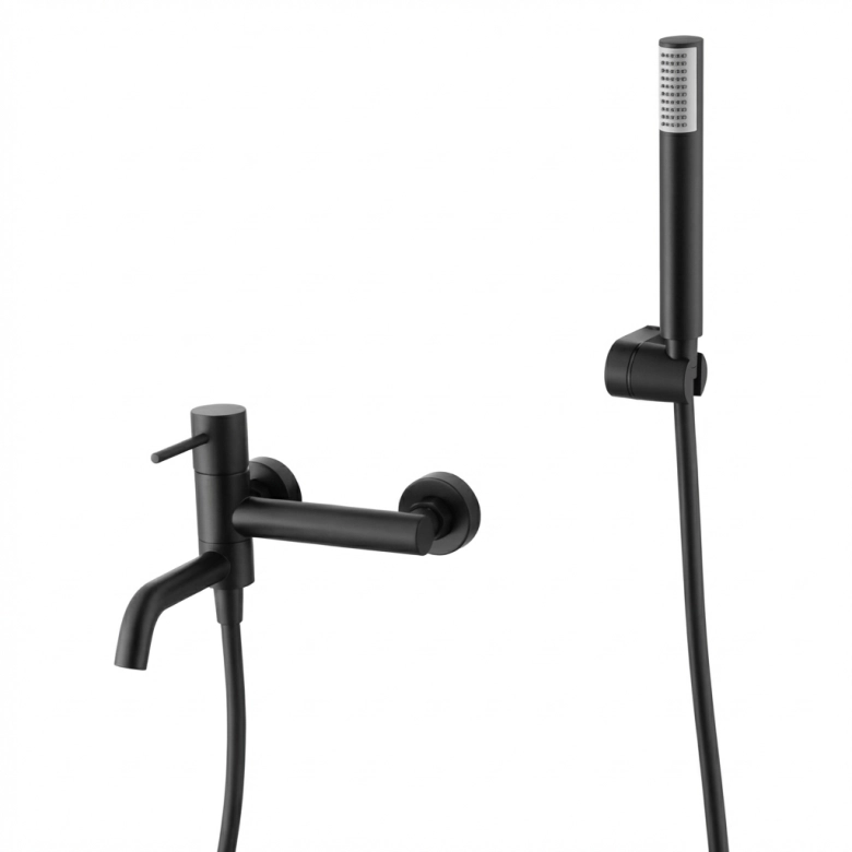 Mitigeur Bain-Douche Milan Noir Mat