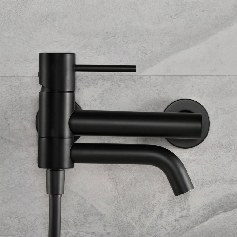 Mitigeur Bain-Douche Milan Noir Mat