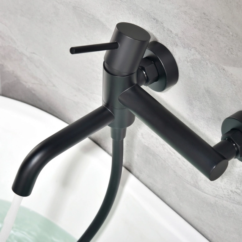 Mitigeur Bain-Douche Milan Noir Mat