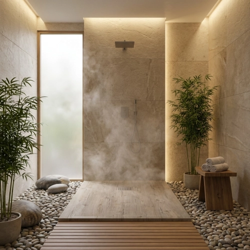 Receveur Bois Nature lisse...