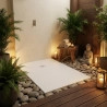 Receveur Star Blanc Ardoise adouci extraplat 90x120 cm