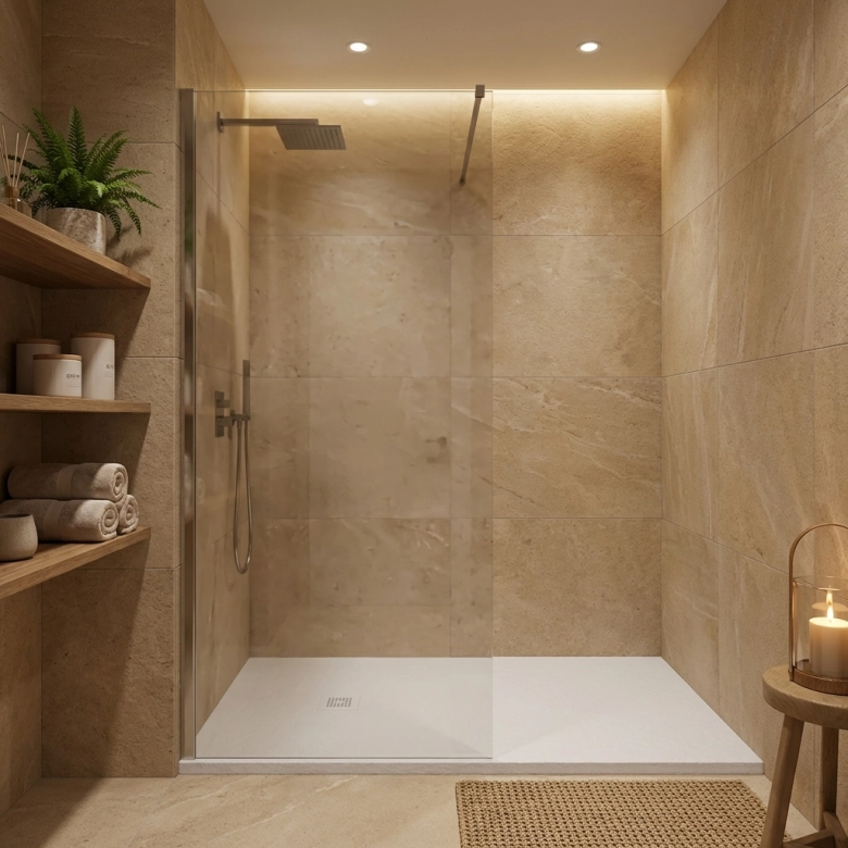 Receveur Star Blanc Ardoise adouci extraplat 90x160 cm