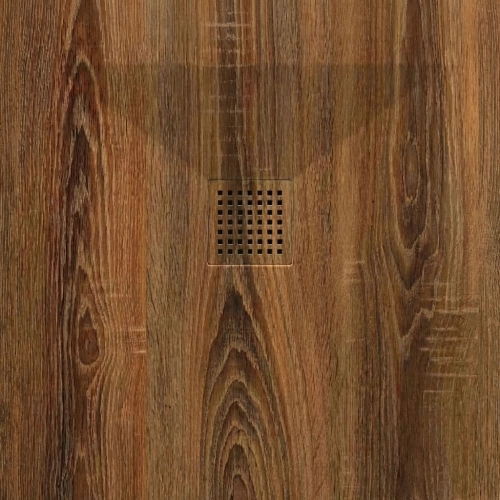 Receveur Bois noyer lisse antidérapant 