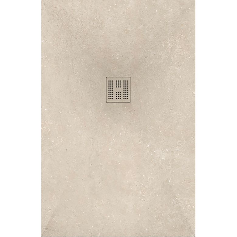 Receveur Pierre crème Ardoise relief antidérapant 