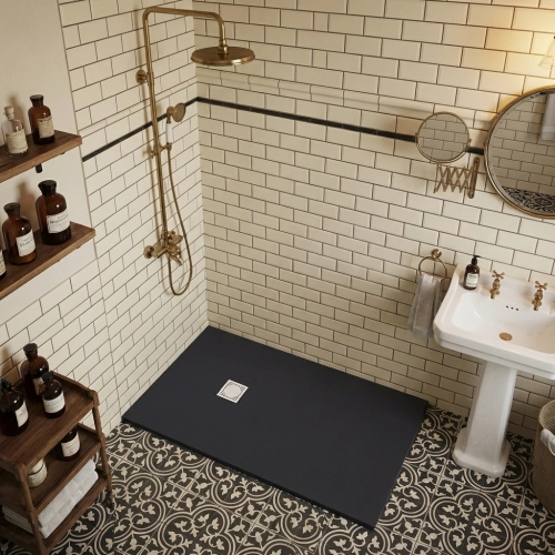 Receveur Costa Noir Ardoise...