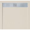 Receveur Pure beige Ardoise relief antidérapant