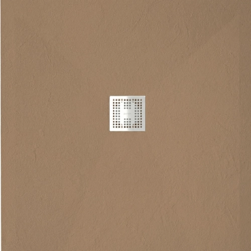 Receveur Costa terracotta Ardoise relief antidérapant 