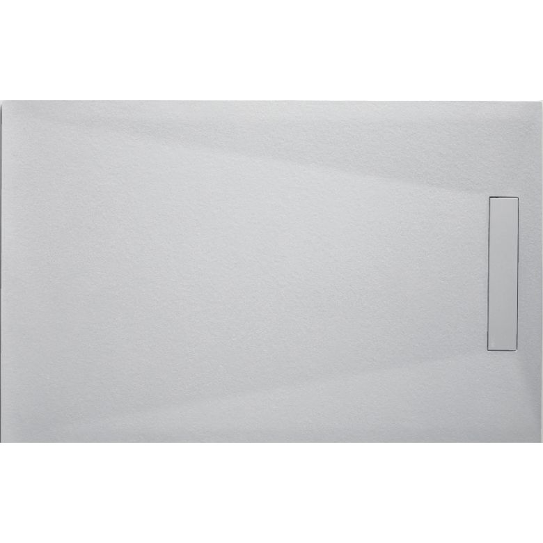 Receveur Moderno blanc Ardoise adouci extraplat